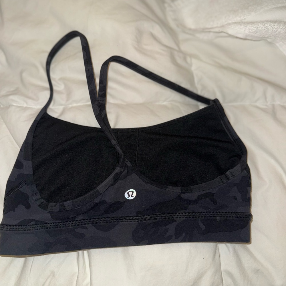 lululemon athletica Camo Black Sports Bra